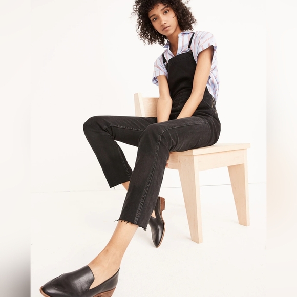 Madewell washed black overalls - Picture 12 of 14